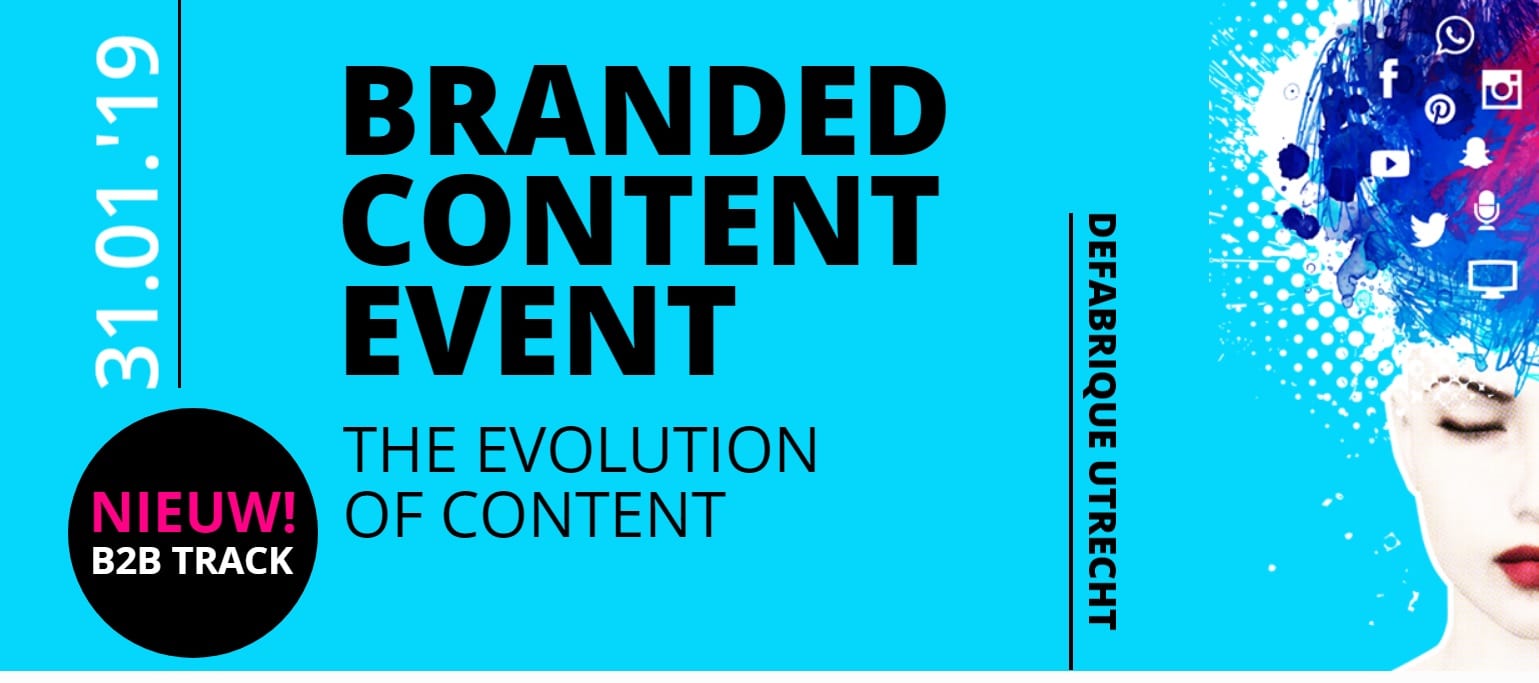 Branded Content Event 31 januari – Exclusieve korting voor NIMA Members (op=op)