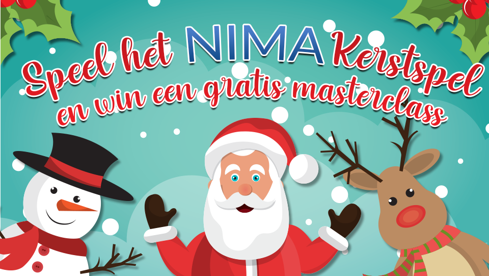 Speel het NIMA Kerstspel en WIN!