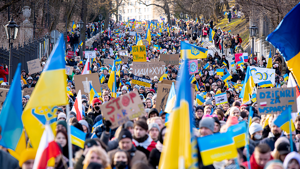 Merkactivisme: met alleen een Oekraïense vlag ben je er niet